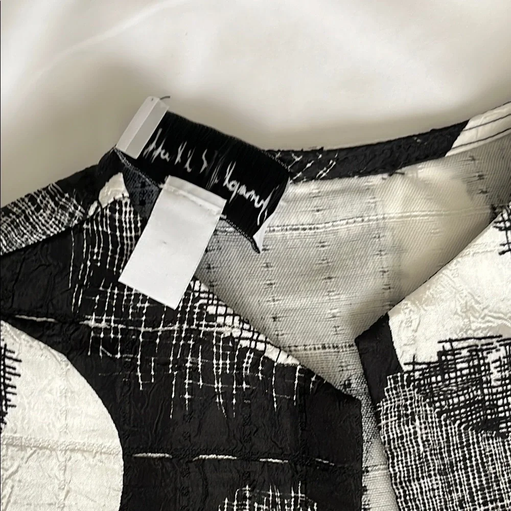 Chic Black and White Joseph Ribkoff Women’s Patterned Jacket Size 12 - Picture 4 of 8